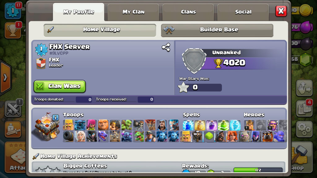 [МОД] FHX Server S6 с Деревней строителя Clash of Clans